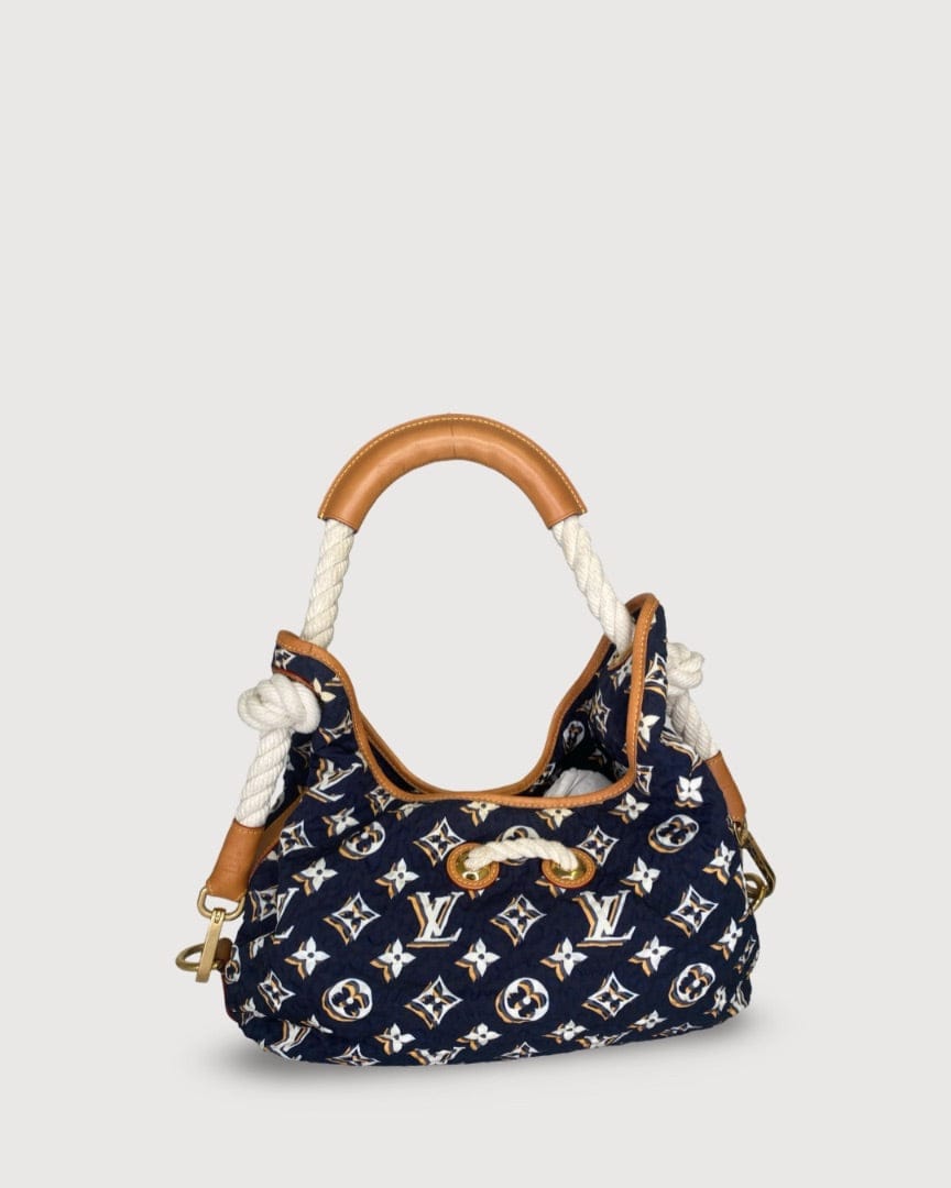 Louis Vuitton Louis Vuitton Monogram Bulles Bag Navy/ White