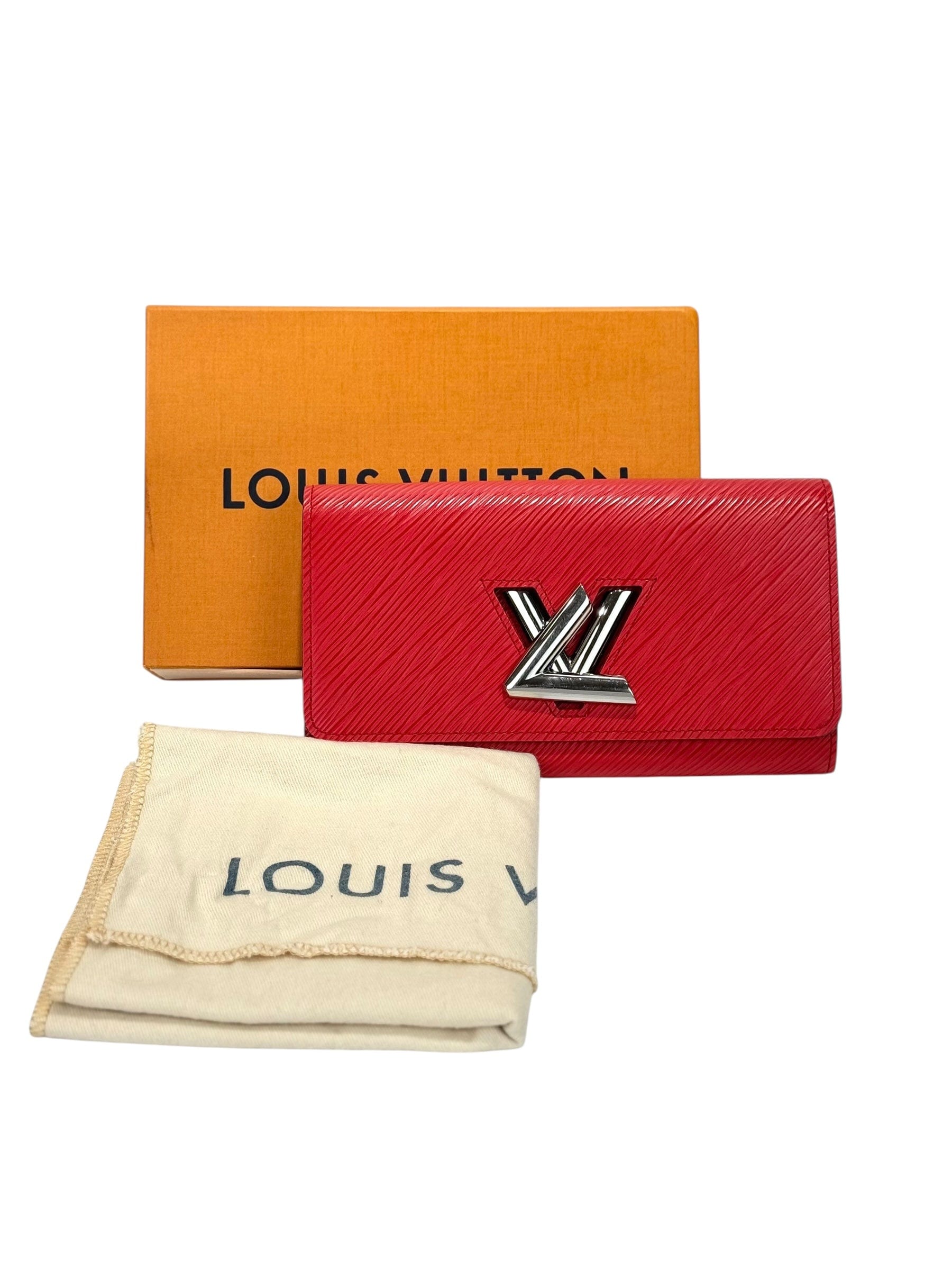 Louis Vuitton Louis Vuitton Twist Long Wallet Red Epi