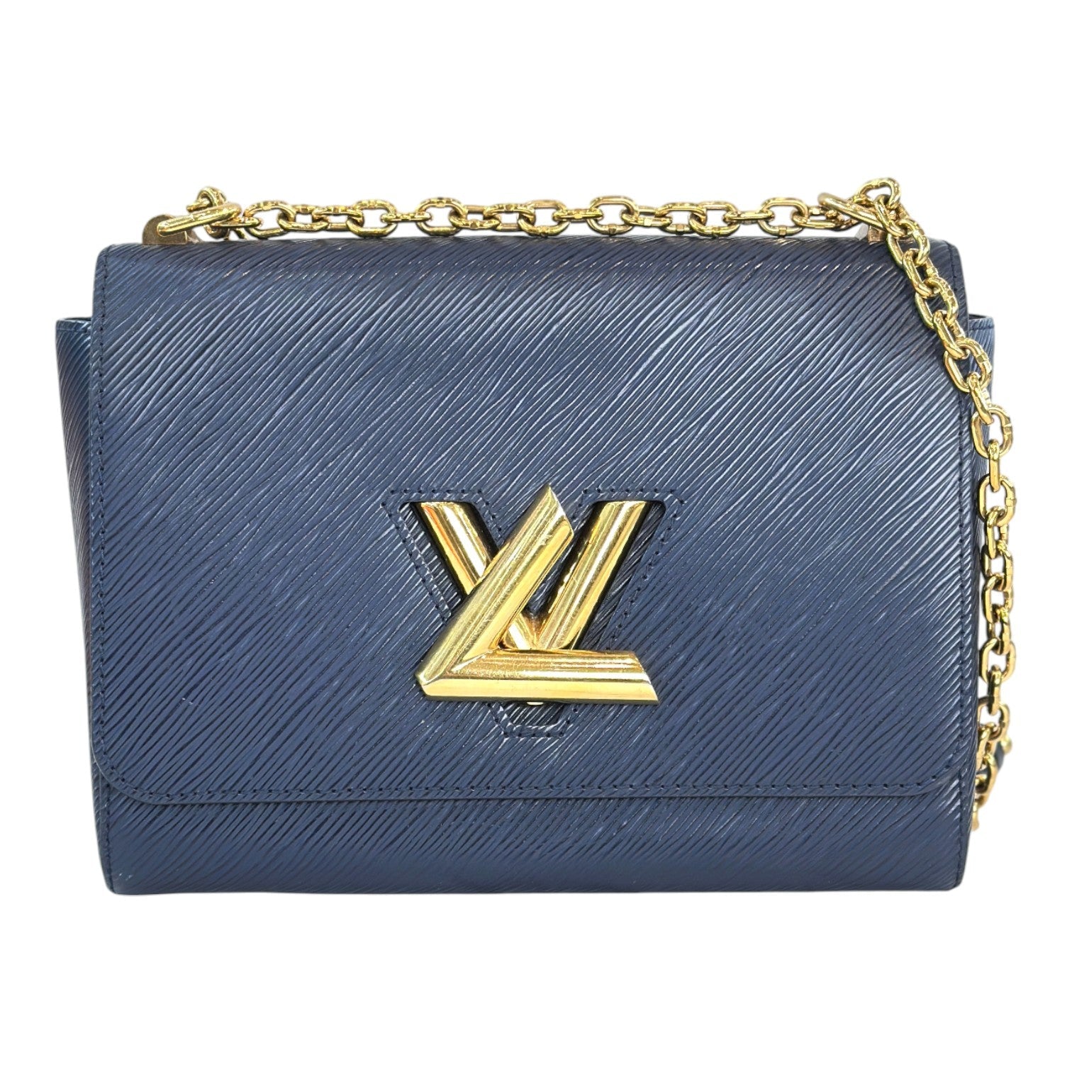 Louis Vuitton Louis Vuitton Twist MM 23cm Blue Epi Bag