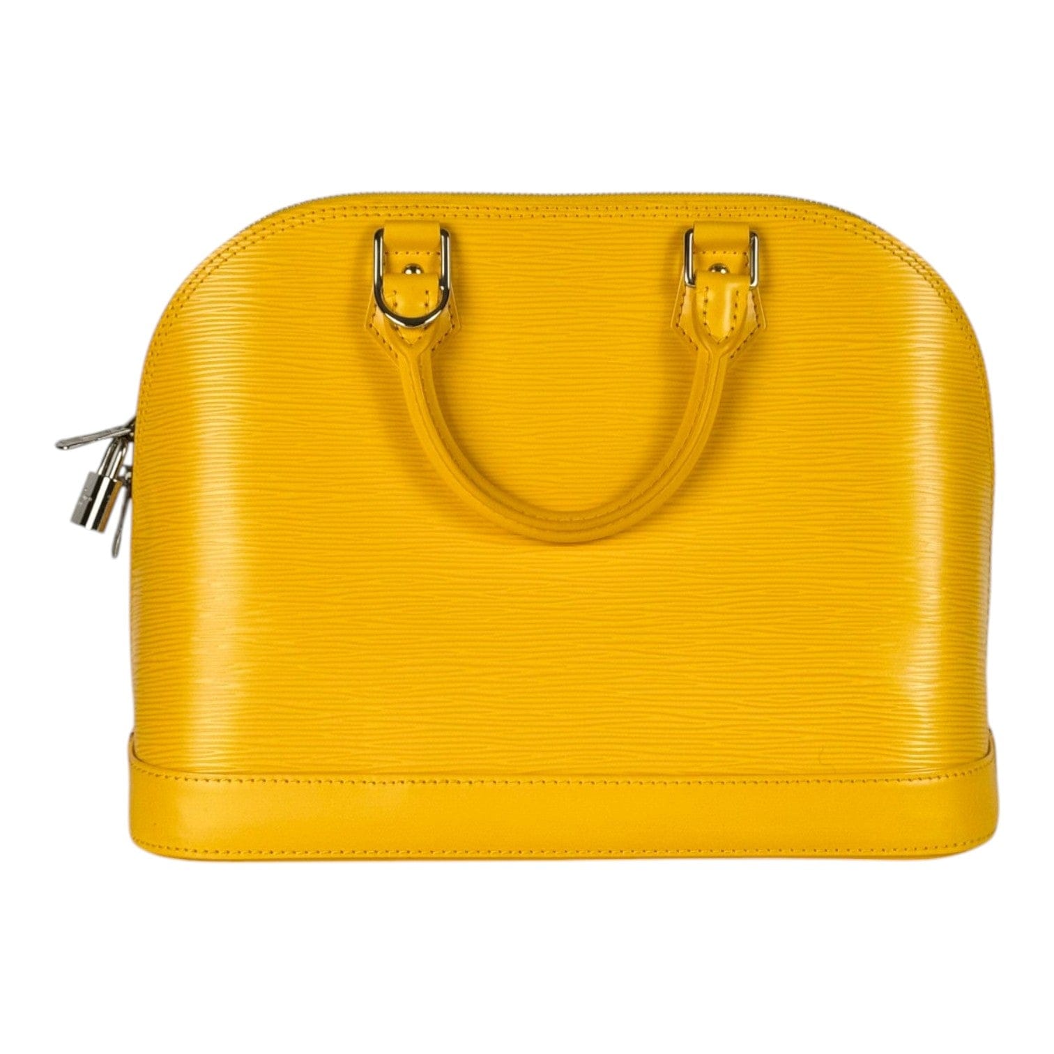 Louis Vuitton Louis Vuitton Yellow Alma PM In Epi Leather Bag