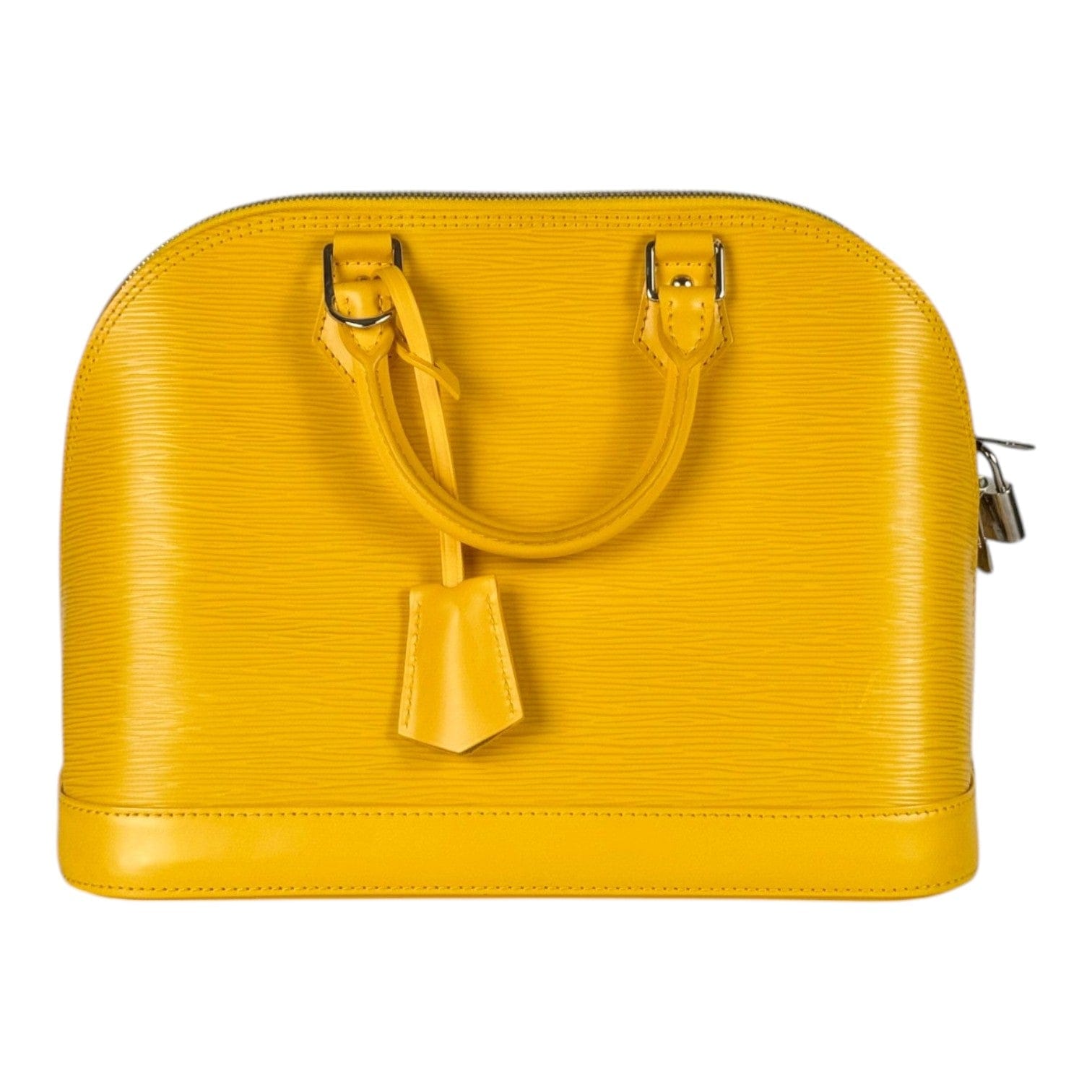 Louis Vuitton Louis Vuitton Yellow Alma PM In Epi Leather Bag