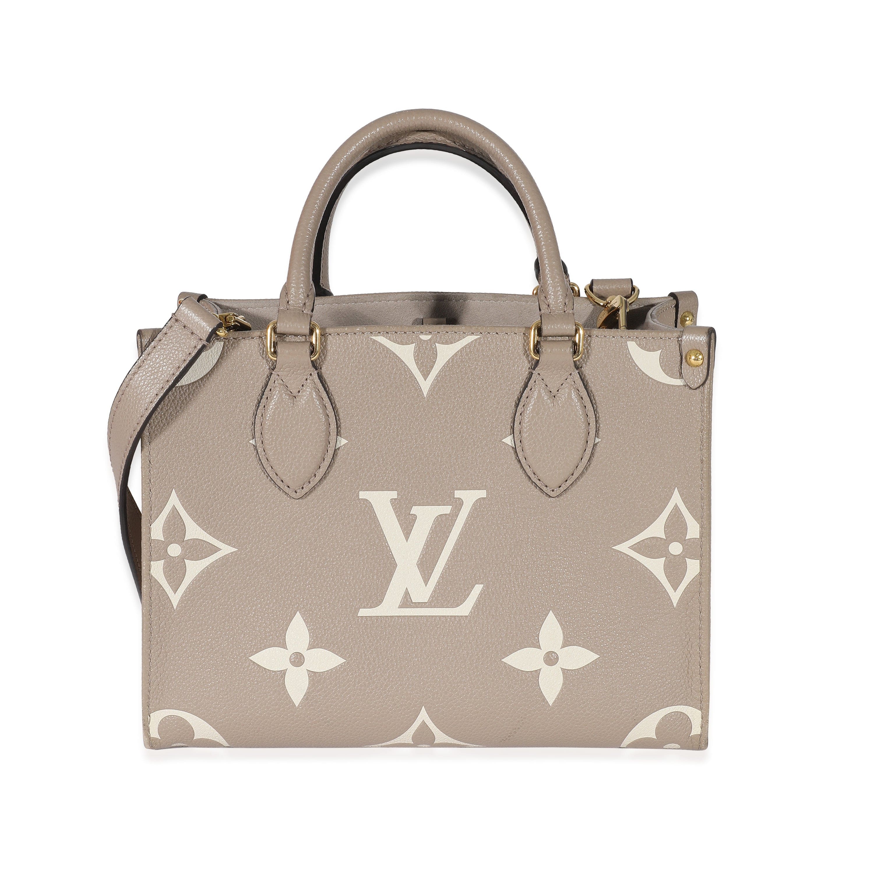 Louis Vuitton Dove Cream Monogram Empreinte Onthego PM – LuxuryPromise