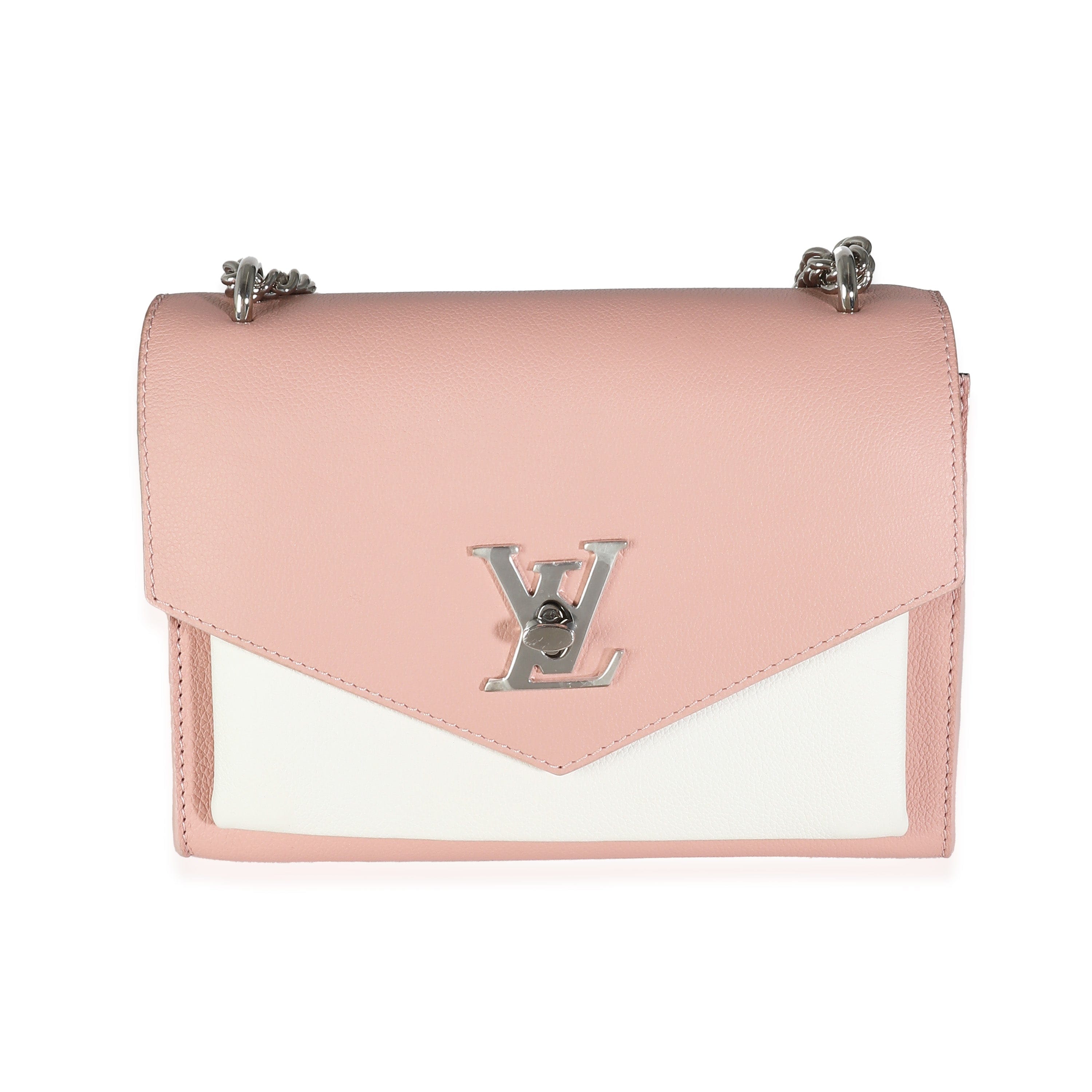 Louis Vuitton LV Pink Cream Tricolour Soft Calfskin MyLockme BB