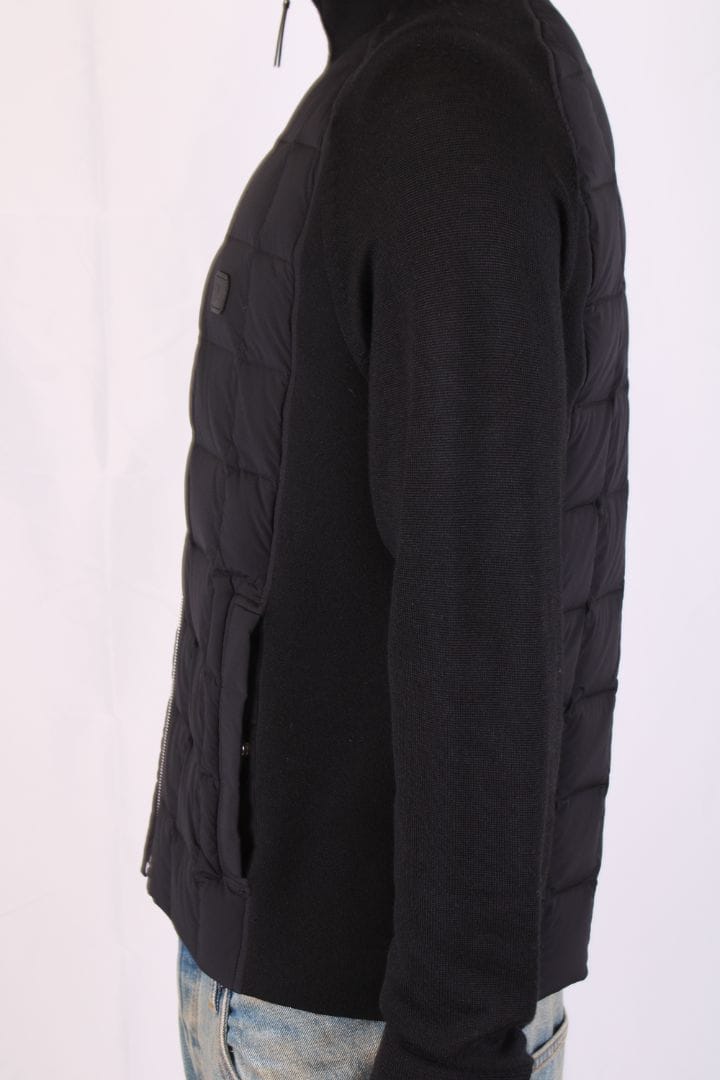 Louis Vuitton Louis Vuitton Quilted Knitted Jacket Black M