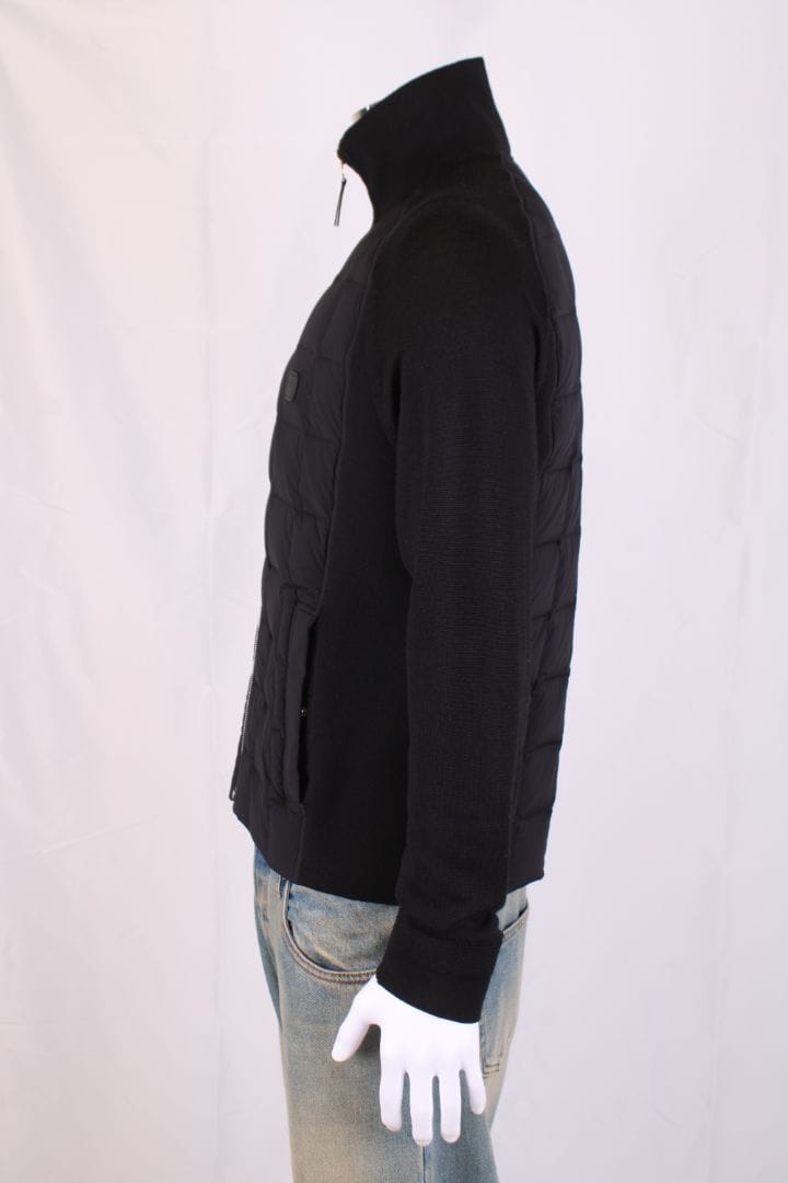 Louis Vuitton Louis Vuitton Quilted Knitted Jacket Black M