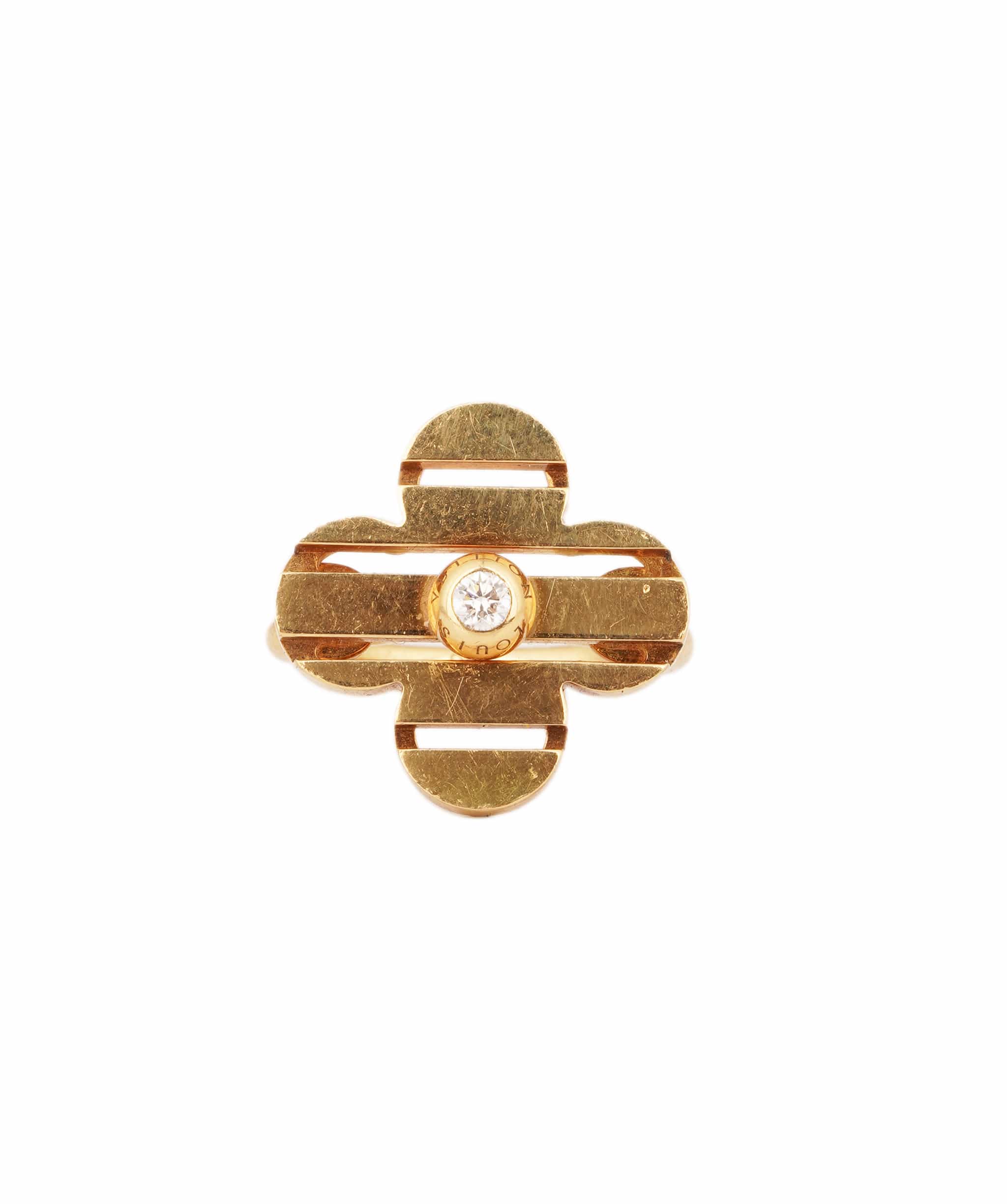Louis Vuitton Louis Vuitton Diamond Clover Ring WA20934