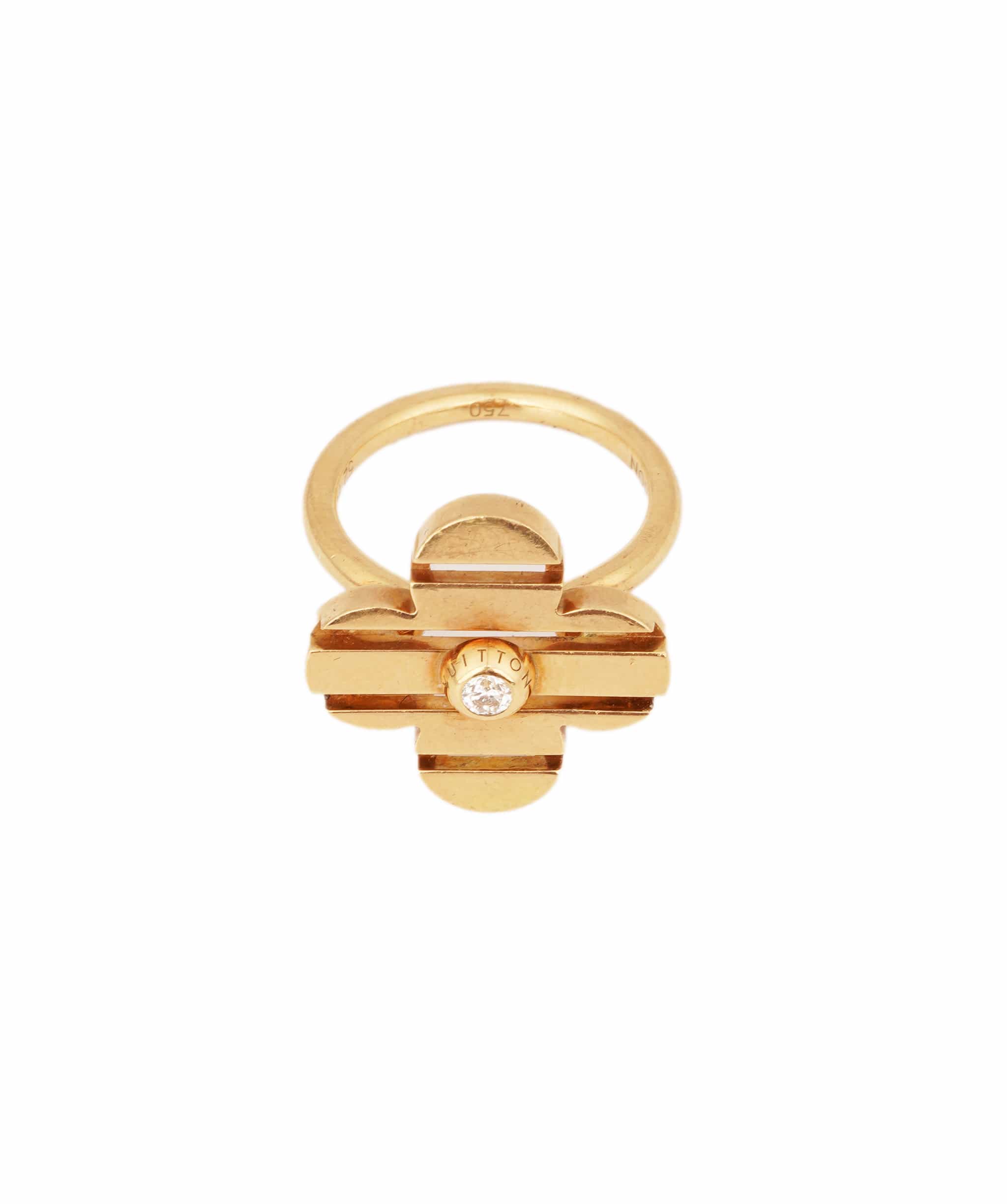 Louis Vuitton Louis Vuitton Diamond Clover Ring WA20934