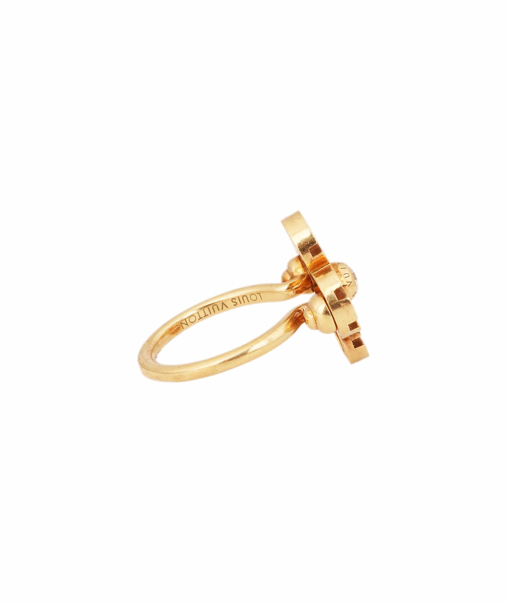 Louis Vuitton Louis Vuitton Diamond Clover Ring WA20934