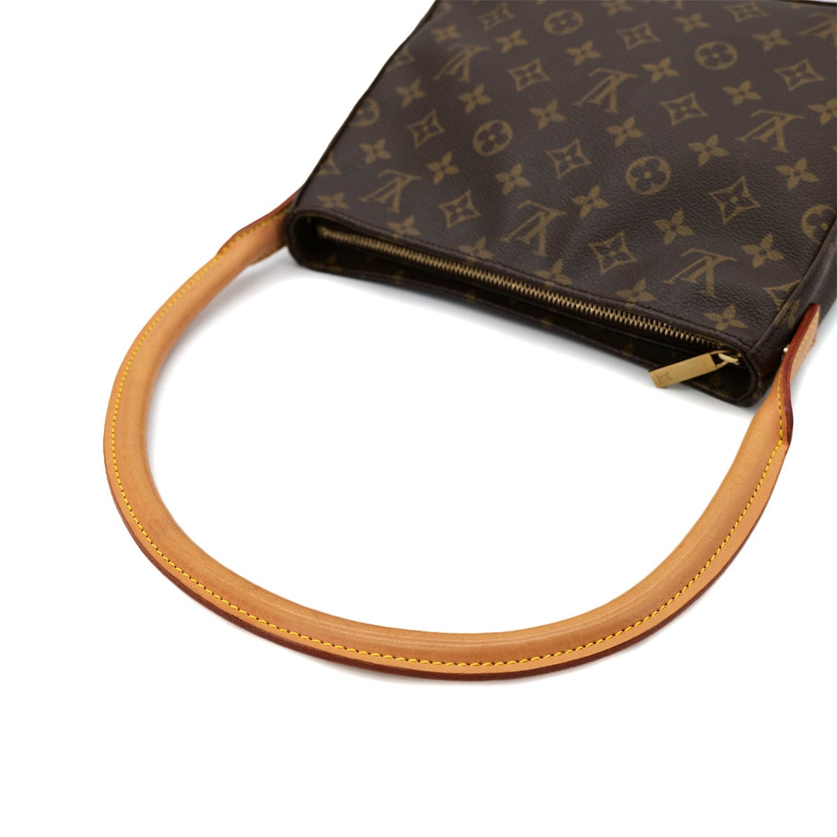 LOUIS VUITTON LOUIS VUITTON MONOGRAM LOOPING MM SHOULDER BAG BROWN M51146 90301642