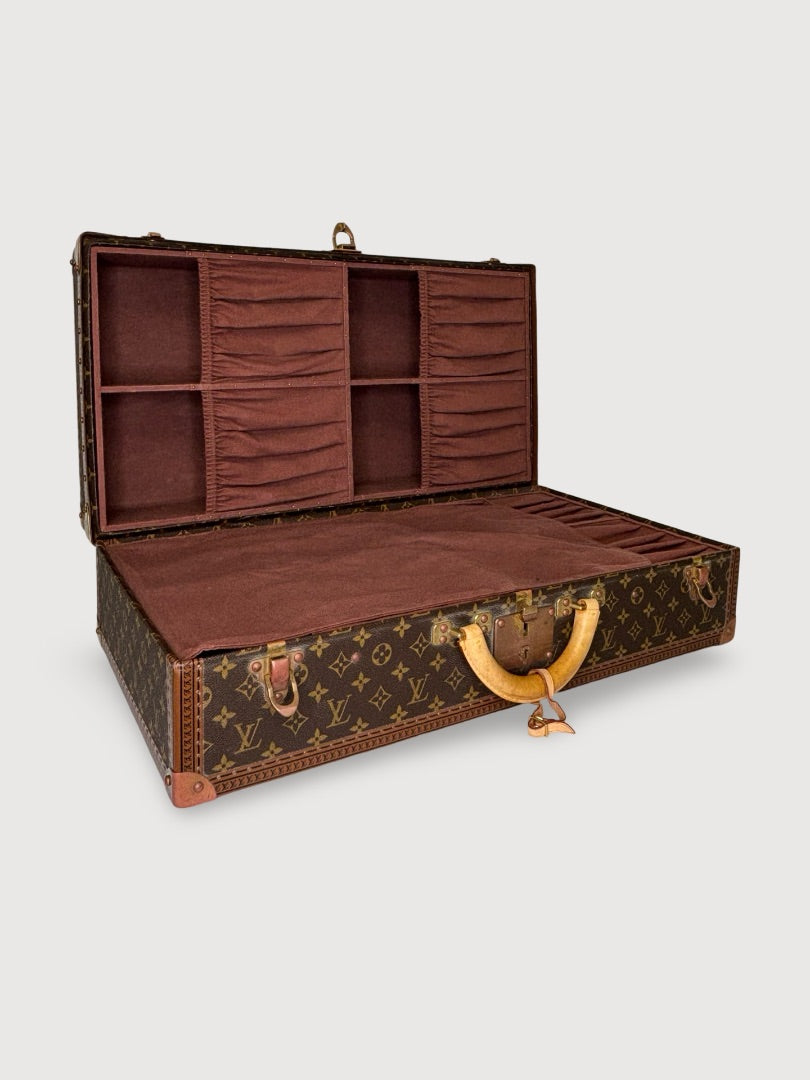 Louis Vuitton Brown Louis Vuitton Luggage, Alzer Shoe Trunk