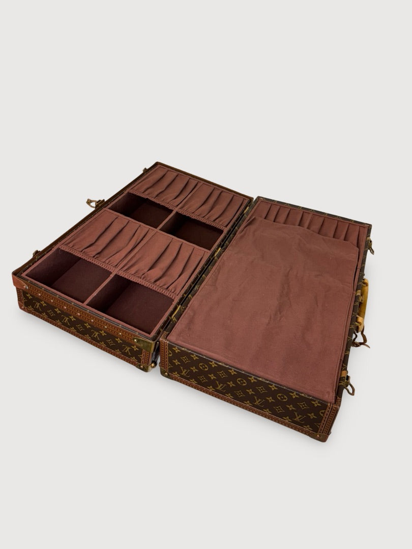 Louis Vuitton Brown Louis Vuitton Luggage, Alzer Shoe Trunk