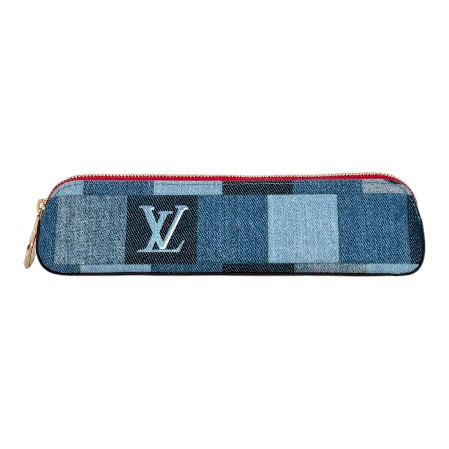 Louis Vuitton Louis Vuitton Denim & Red Trousses Elizabeth Case