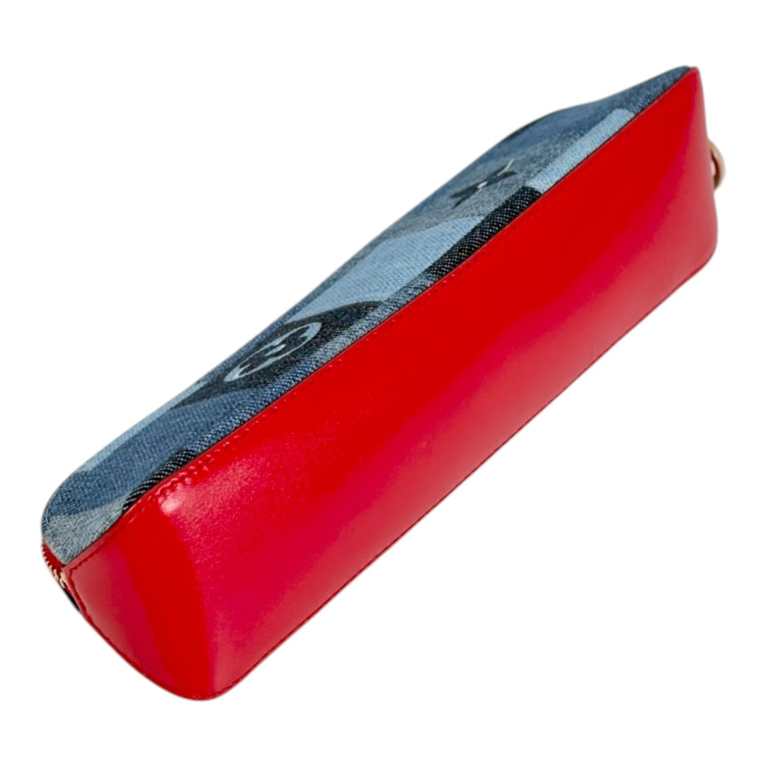 Louis Vuitton Louis Vuitton Denim & Red Trousses Elizabeth Case