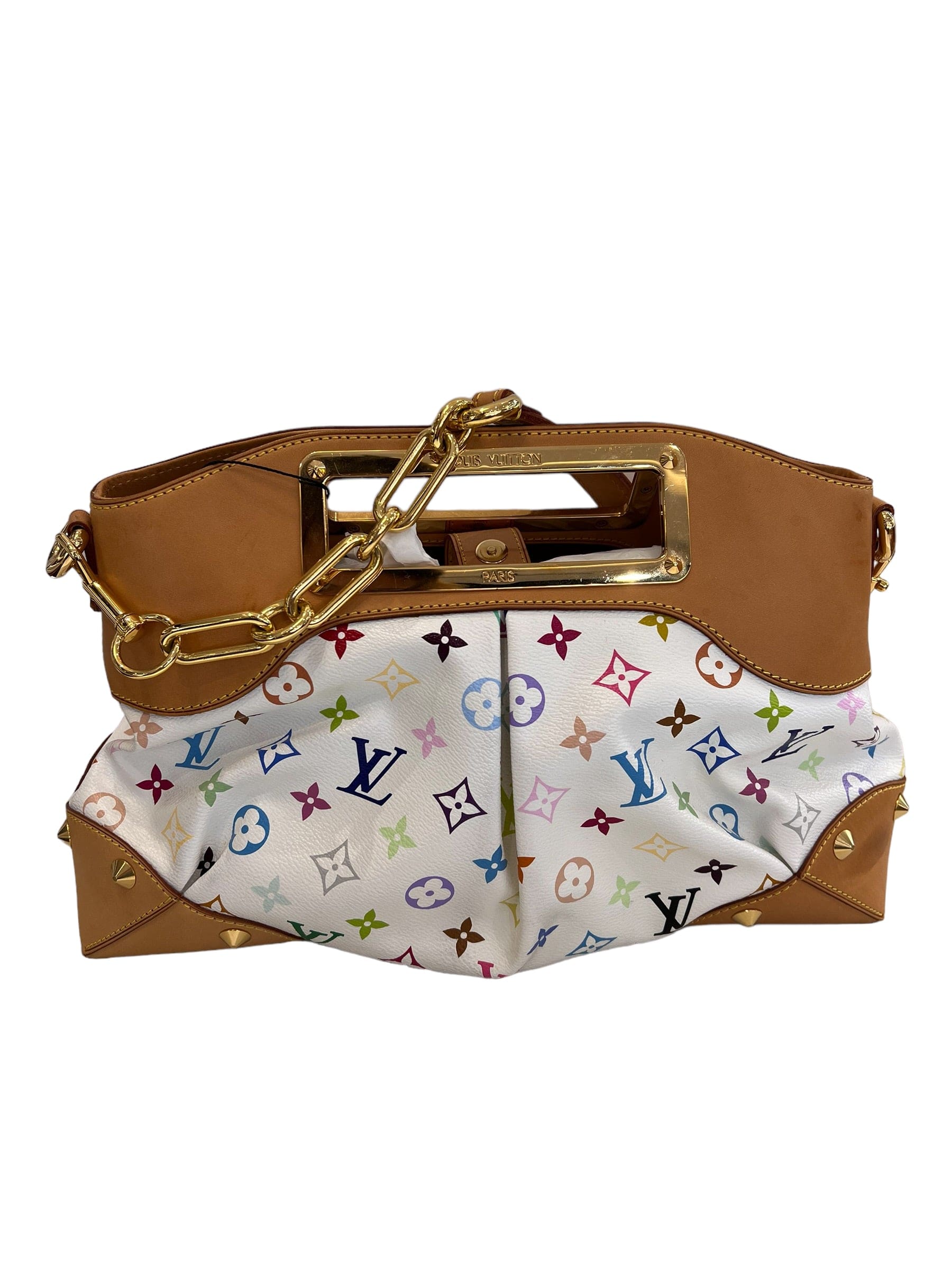 Louis Vuitton White Multicolour Judy MM – LuxuryPromise