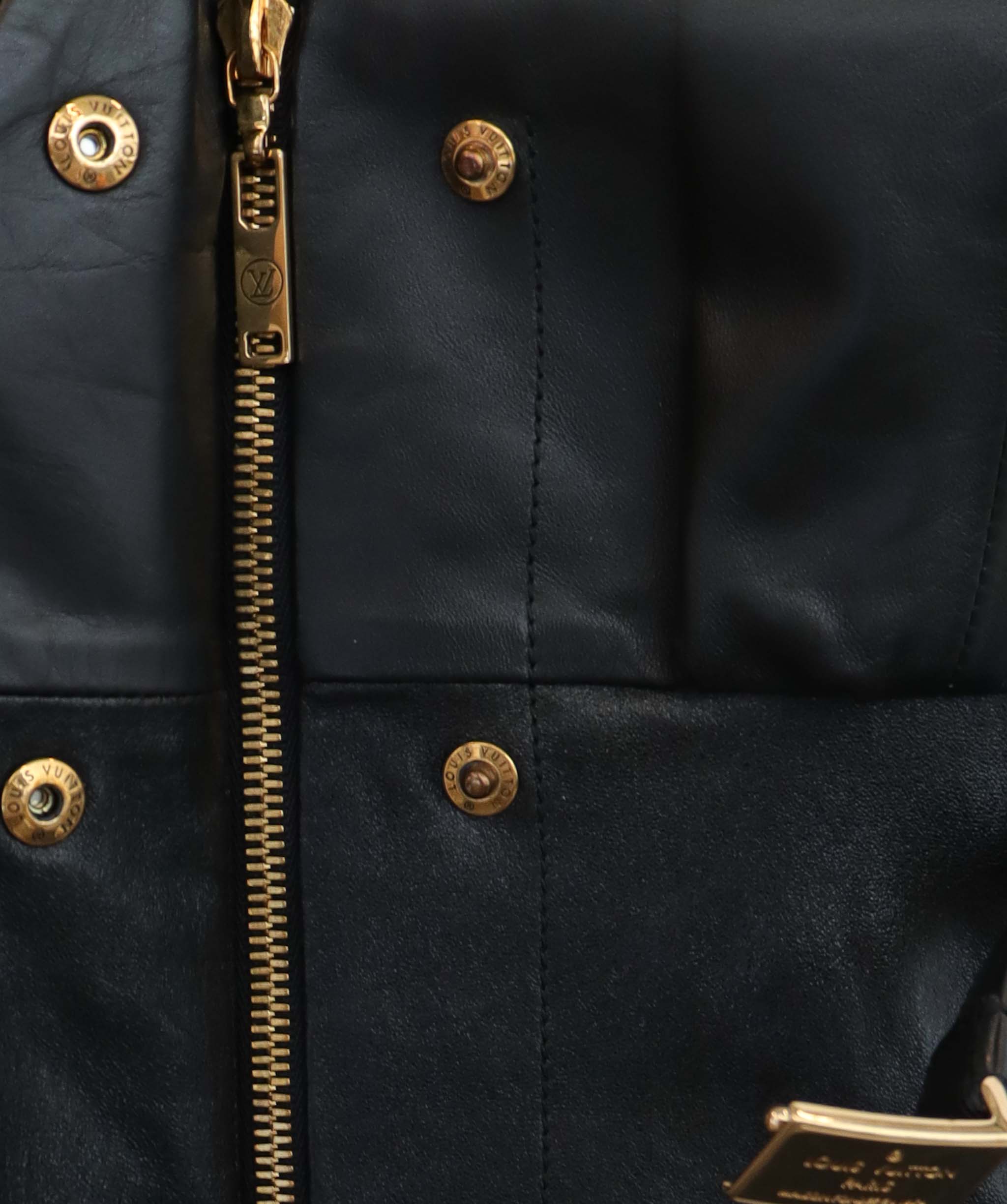 Louis Vuitton Louis Vuitton Leather Dress 36 ASC5813