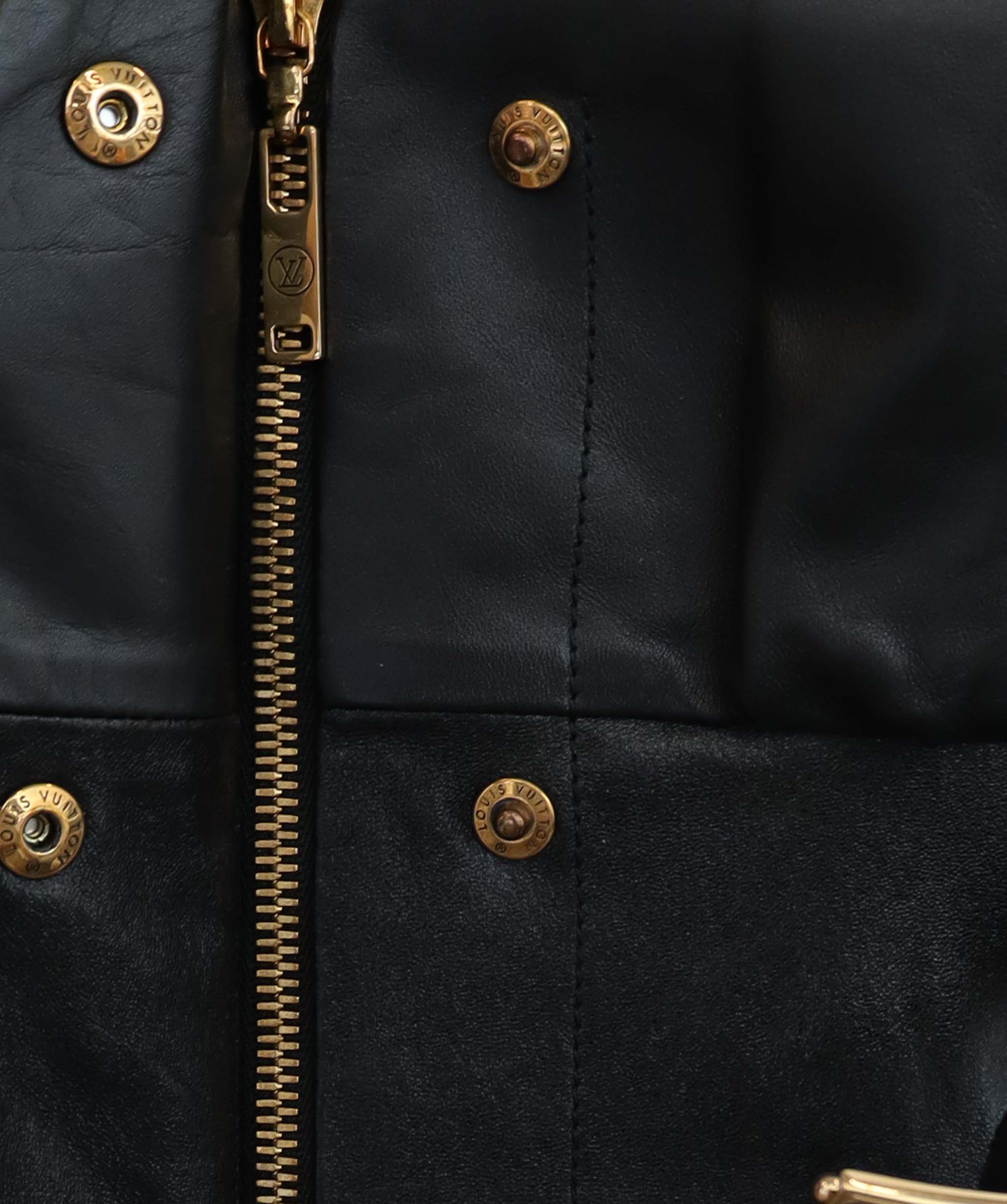 Louis Vuitton Louis Vuitton Leather Dress 36 ASC5813