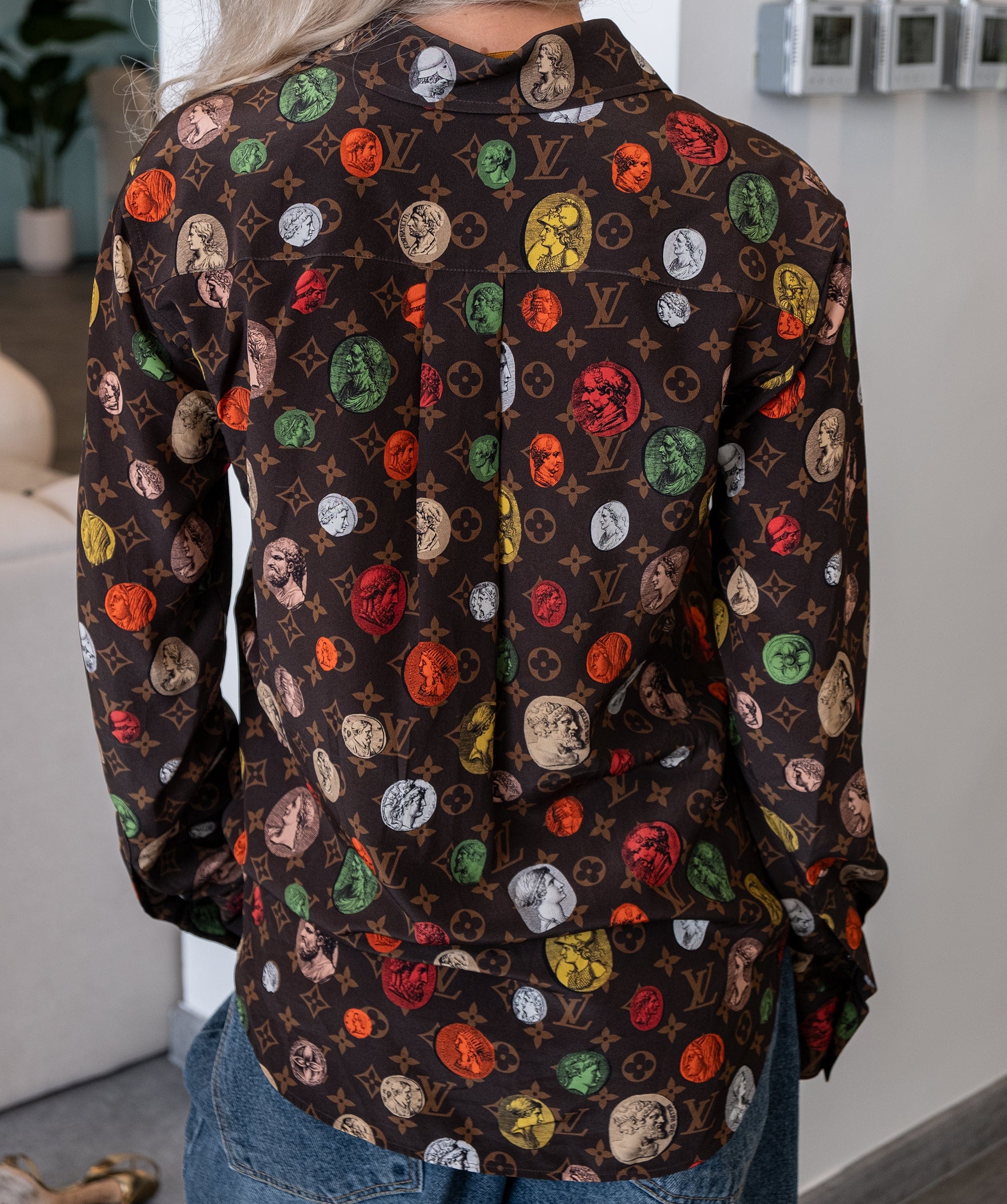 Louis Vuitton Louis Vuitton Shirt fornasetti RJC3178