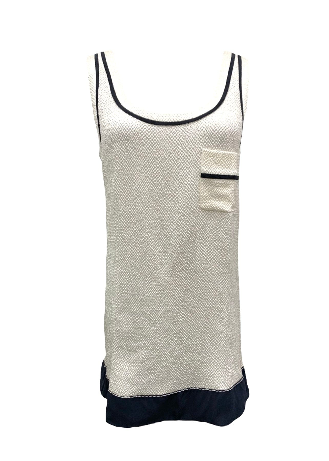Louis Vuitton Louis Vuitton Sleeveless Blouse White Silk #38 SKC1850