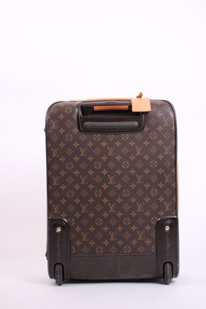 Louis Vuitton Louis Vuitton Monogram Pegase 55 Suitcase Brown/ Tan