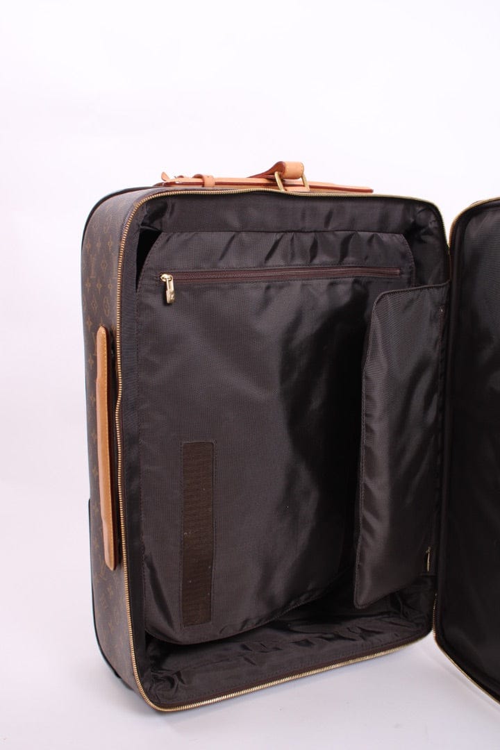 Louis Vuitton Louis Vuitton Monogram Pegase 55 Suitcase Brown/ Tan