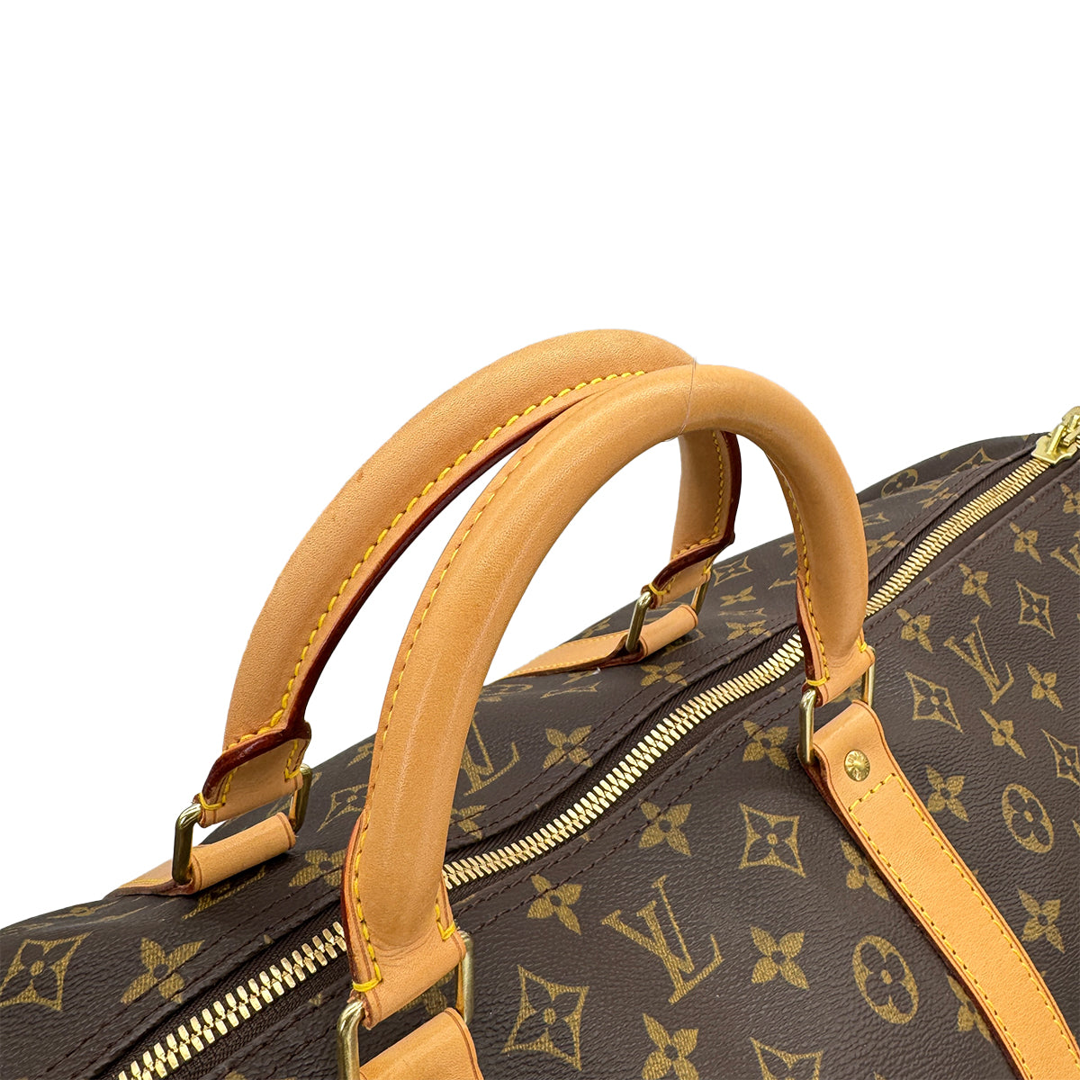 LOUIS VUITTON MONOGRAM KEEPALL BANDOULIERE 60 LUGGAGE BROWN M41412 90313528