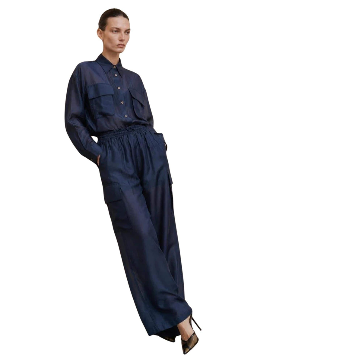 LU FASHION UTILITY TWO-PIECE SET تعيين (SHIRT & PANTS) “MILANO”