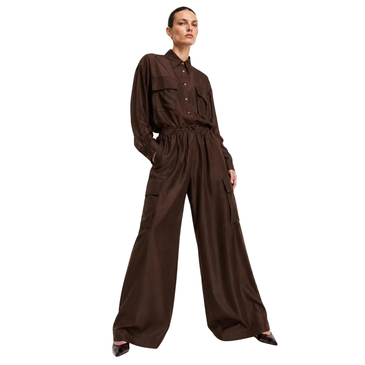 LU FASHION UTILITY TWO-PIECE SET تعيين (SHIRT & PANTS) “MILANO”