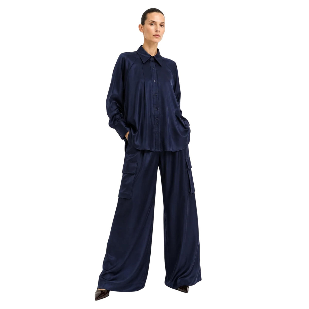 LU FASHION UTILITY TWO-PIECE SET تعيين (SHIRT & PANTS) “SIENA”