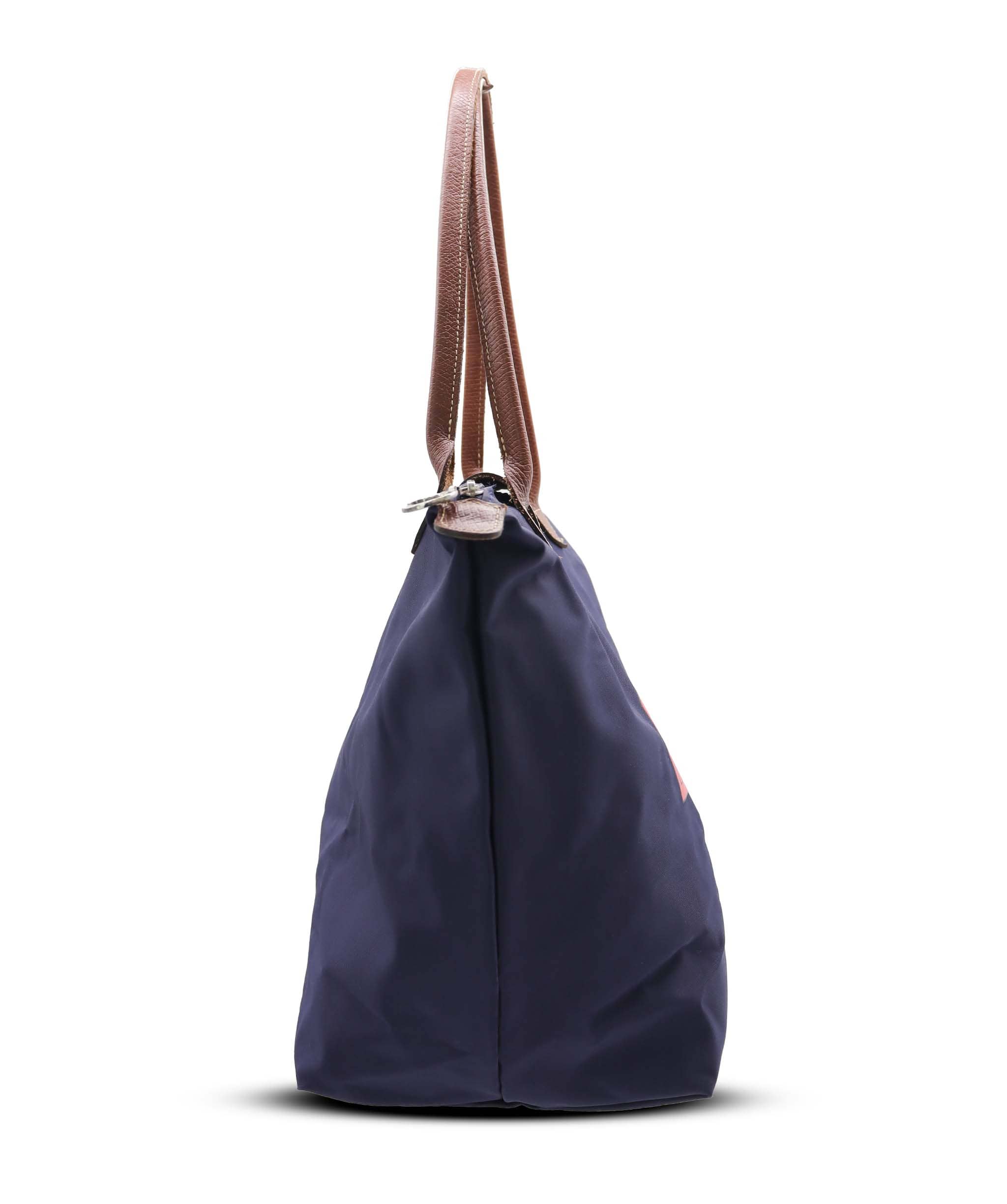 LUCKY LUCKY LONGCHAMP LUCKY TOTE BAG NAVY BLUE ASC7281