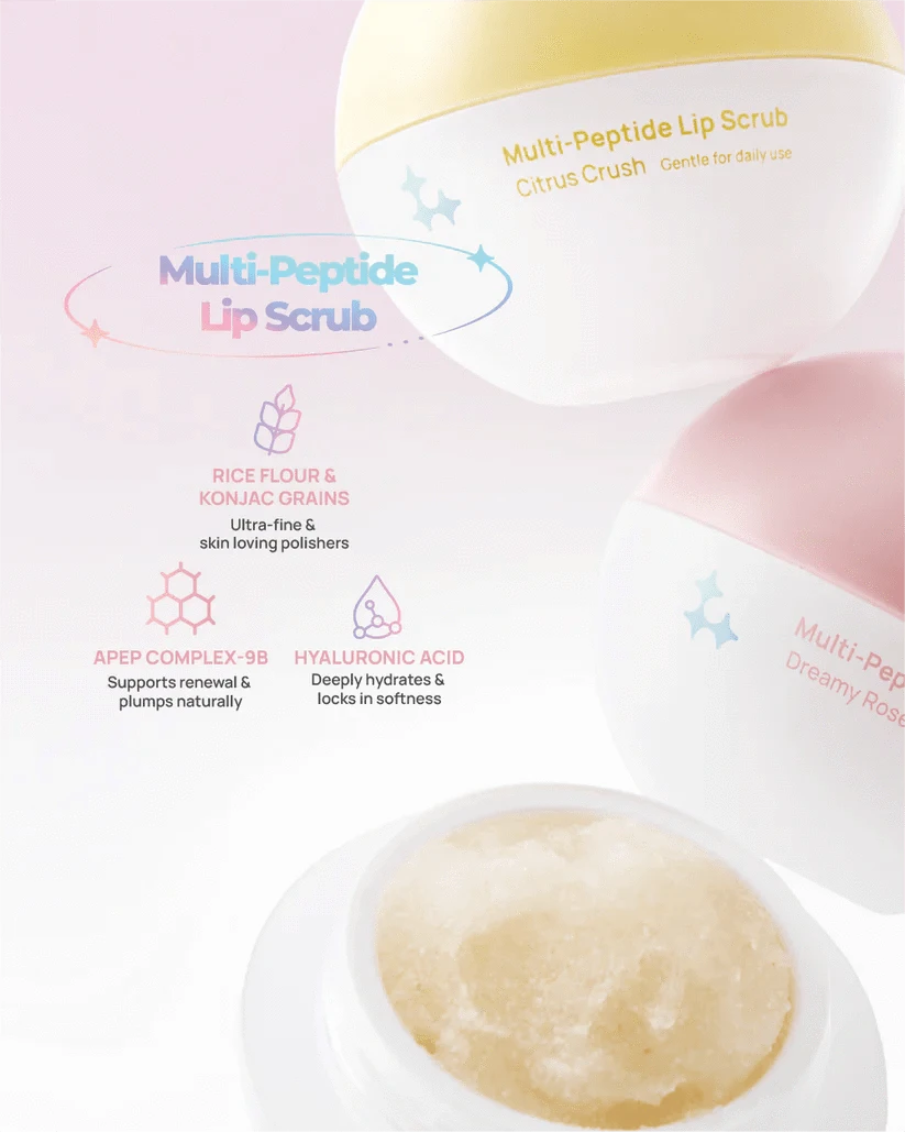 LUMI Beauty LUMI Multi-Peptide Lip Scrub 30ml - Citrus Crush ANC1289