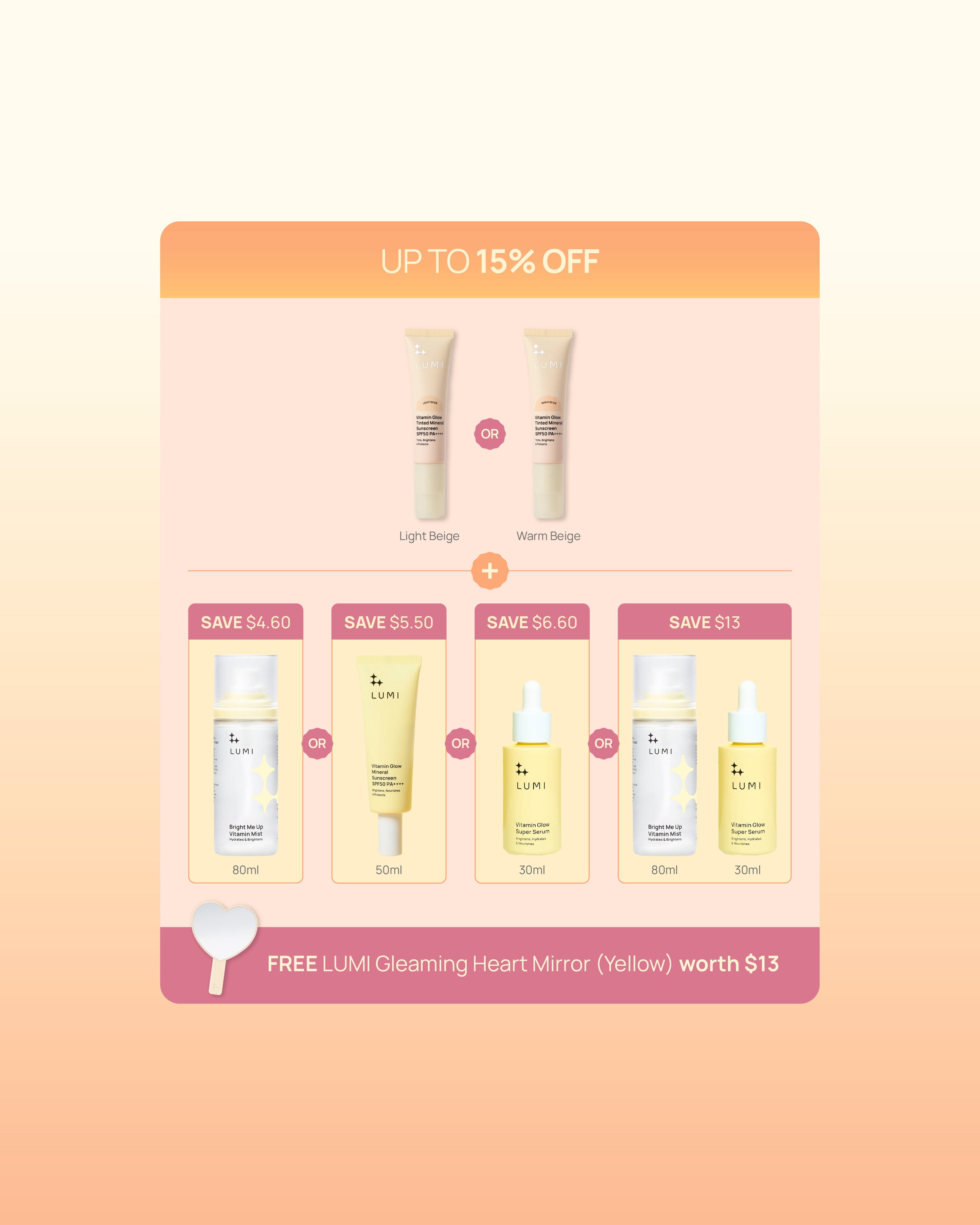 LUMI Beauty Tint & Gleam Bundle