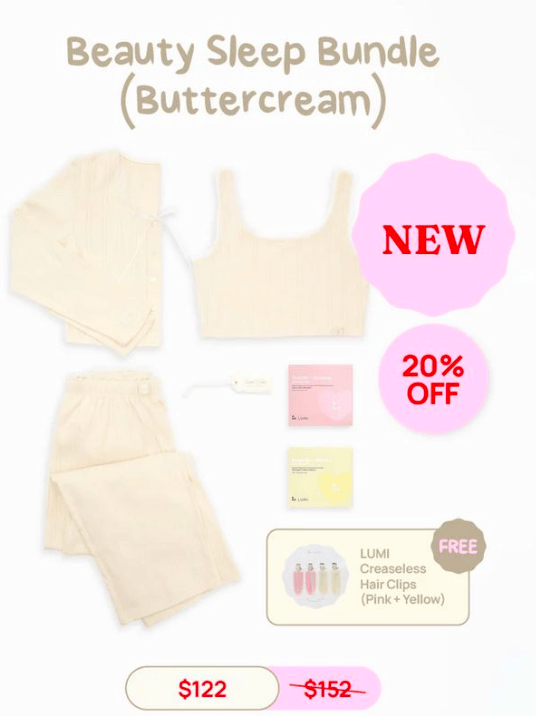 LUMI Beauty Lumi Beauty LUMI x WUSTLER Beauty Sleep Bundle (Butter Cream / Soft Blush)