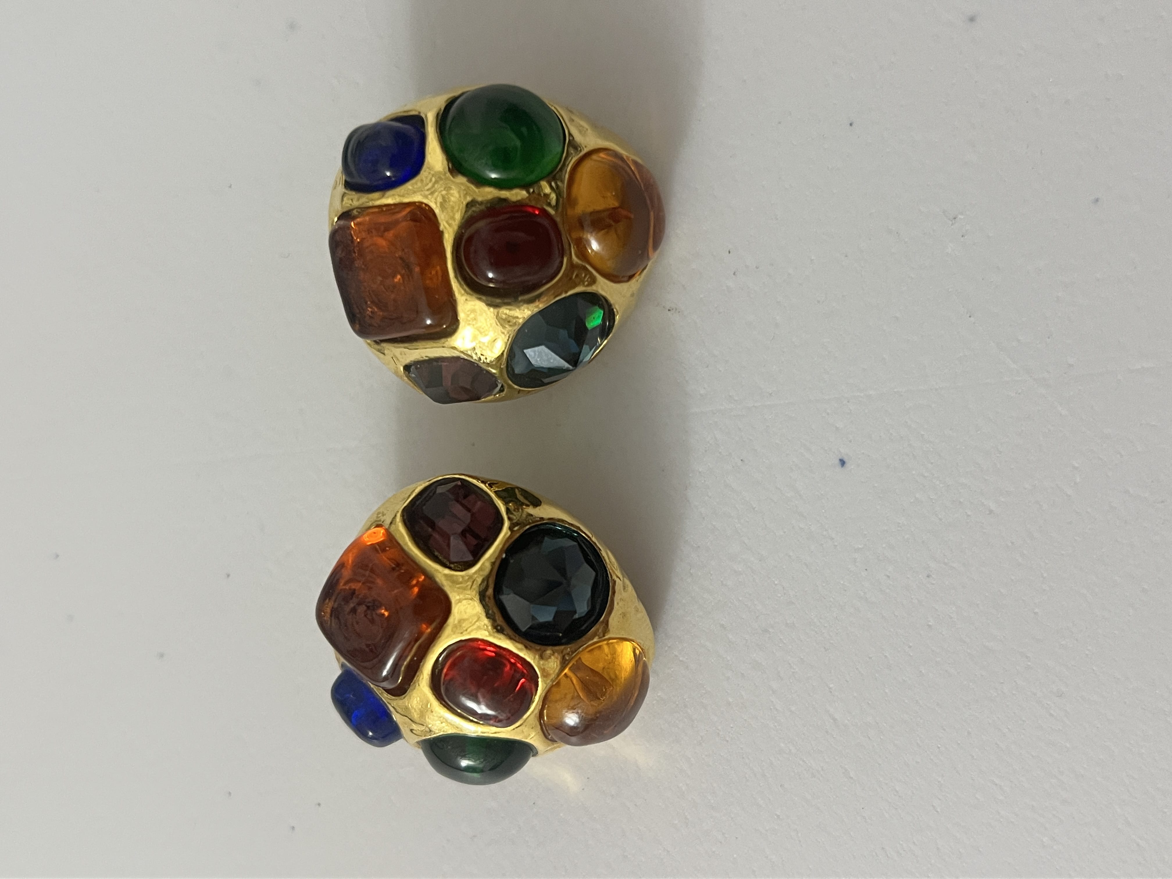Luxury Promise Chanel Gripoix earrings AKC1177