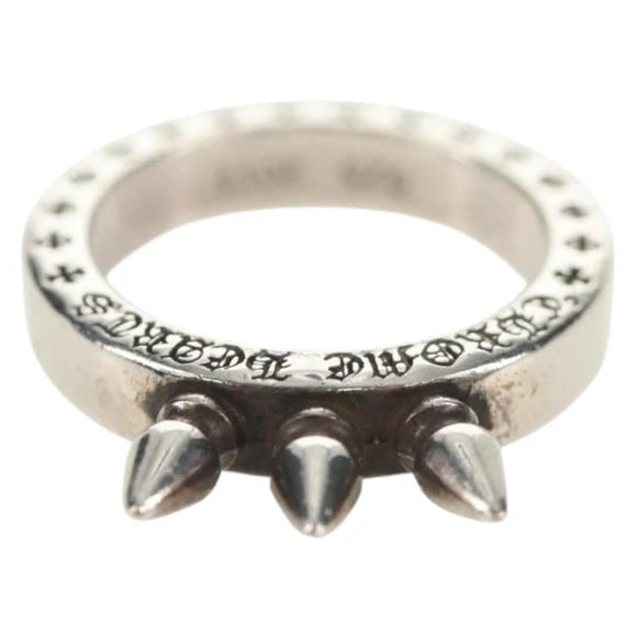 Luxury Promise Chrome Hearts Baby Bell Ring Ag925 Silver Auth 152459M 152459M