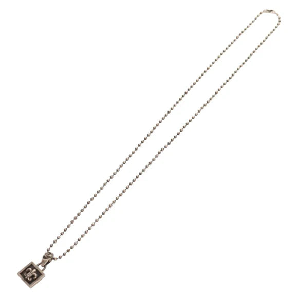Luxury Promise Chrome Hearts Framed BS Flare Charm Ag925 Silver Auth 152462M 152462M