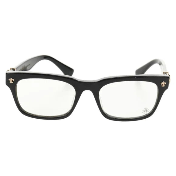 Luxury Promise Chrome Hearts GITTIN ANY BS Flare Glasses plastic Black Auth 141196M 141196M