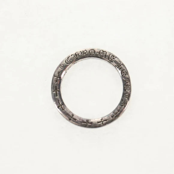 Luxury Promise Chrome Hearts NTFL Ring Ag925 Silver Auth 140408M 140408M