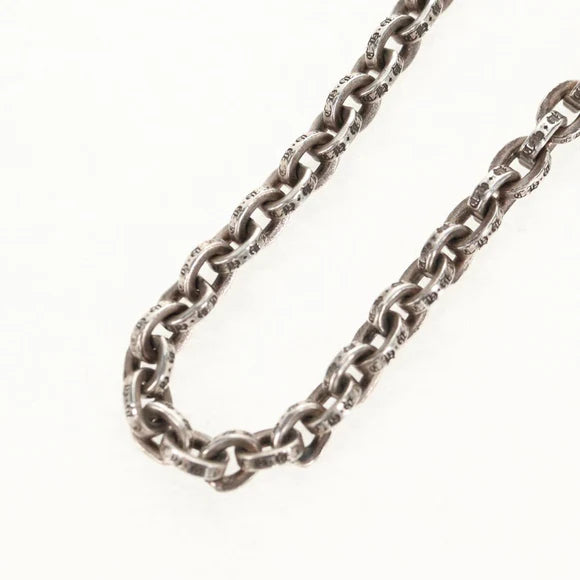 Luxury Promise Chrome Hearts Paper Chain Necklace Ag925 18 inches Silver Auth 142426M 142426M