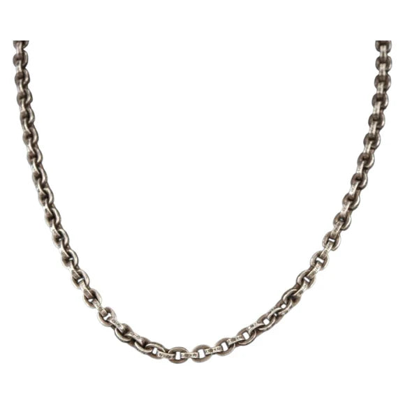 Luxury Promise Chrome Hearts Paper Chain Necklace Ag925 18 inches Silver Auth 142426M 142426M