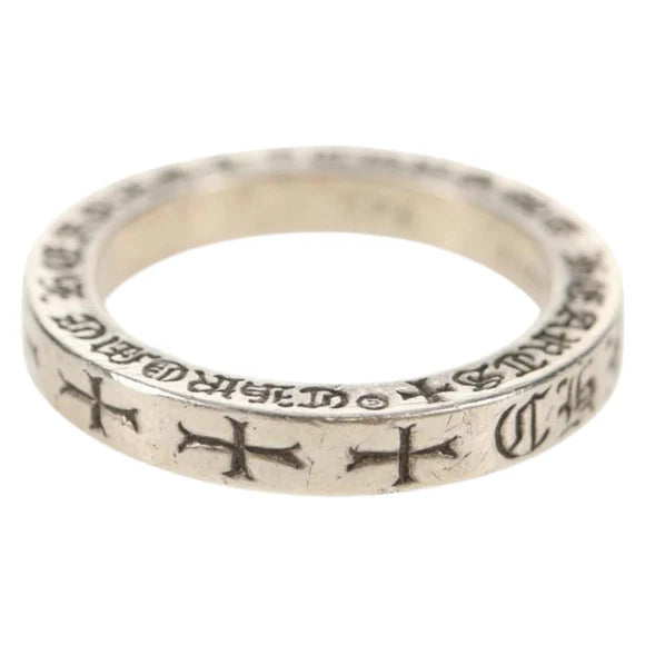 Luxury Promise Chrome Hearts Spacer Ring Ag925 Silver Auth 152461M 152461M