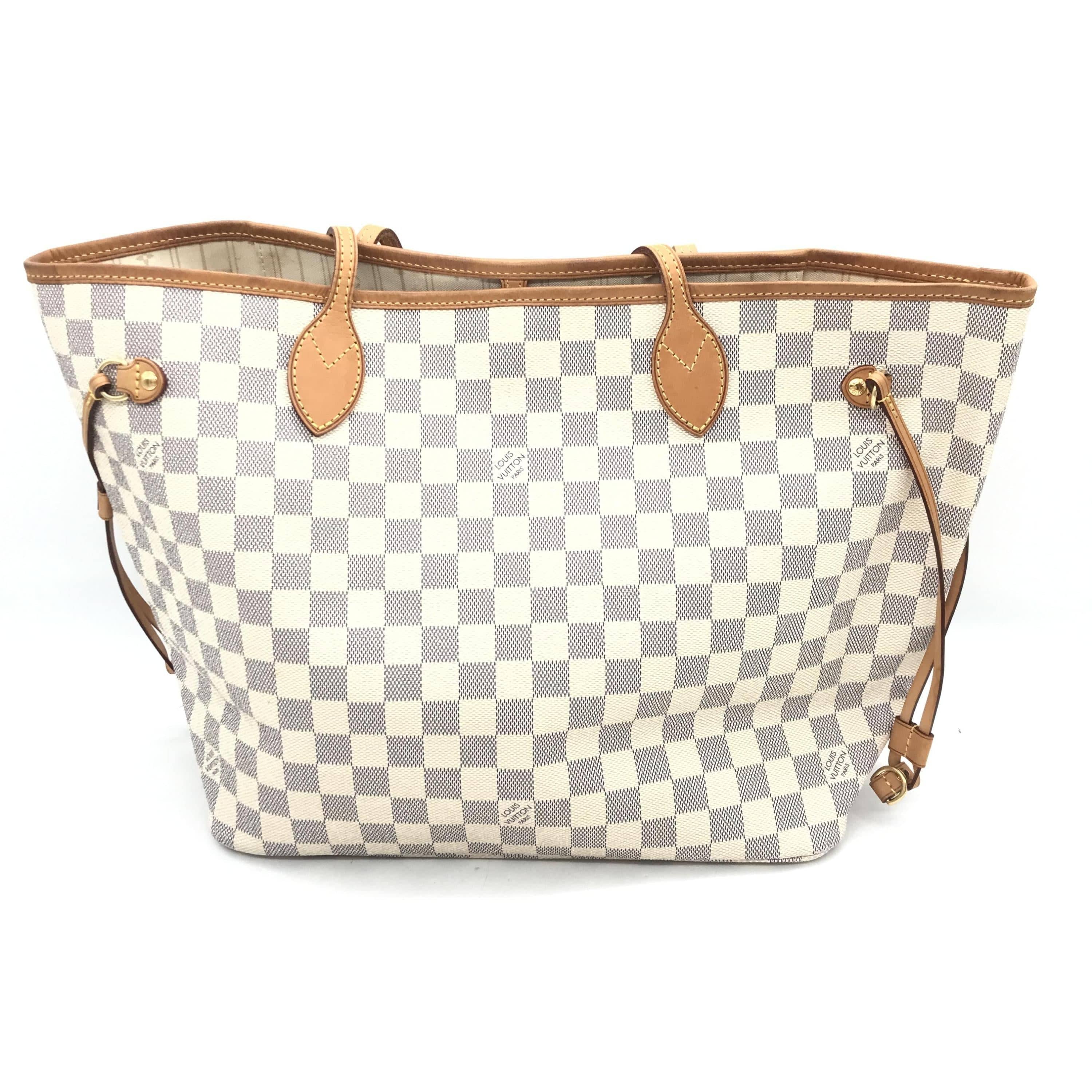 Luxury Promise Damier Azur Neverfull MM Tote Bag C320172
