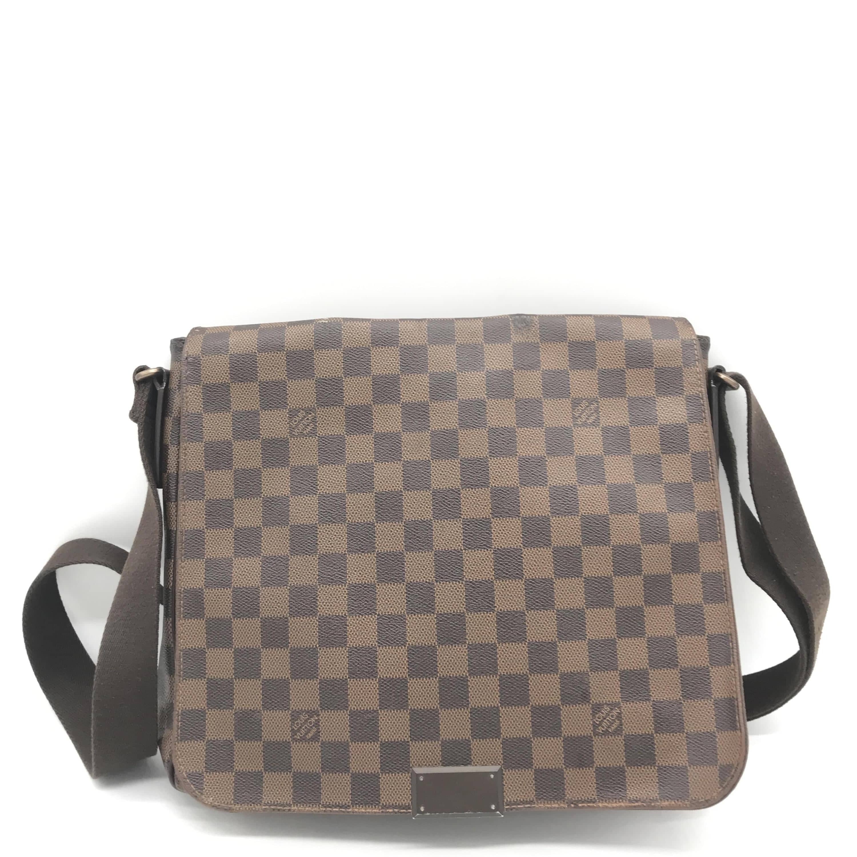 Luxury Promise Damier Ebene Canvas Messenger Bag C290461