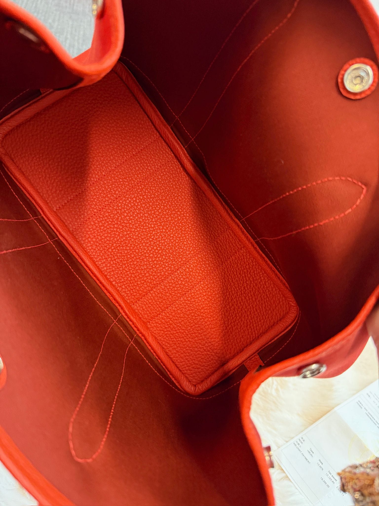 LUXURY PROMISE Garden party new red with receipt AKC0569