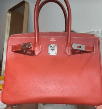 Luxury Promise Hermes Birkin 30 Palladium Hardware Brick Red AKC1295