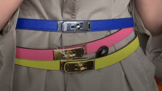 Luxury Promise Hermes Blue Kelly Belt ALC4258