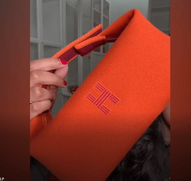 Luxury Promise Hermes bride a brac orange small ALC4061