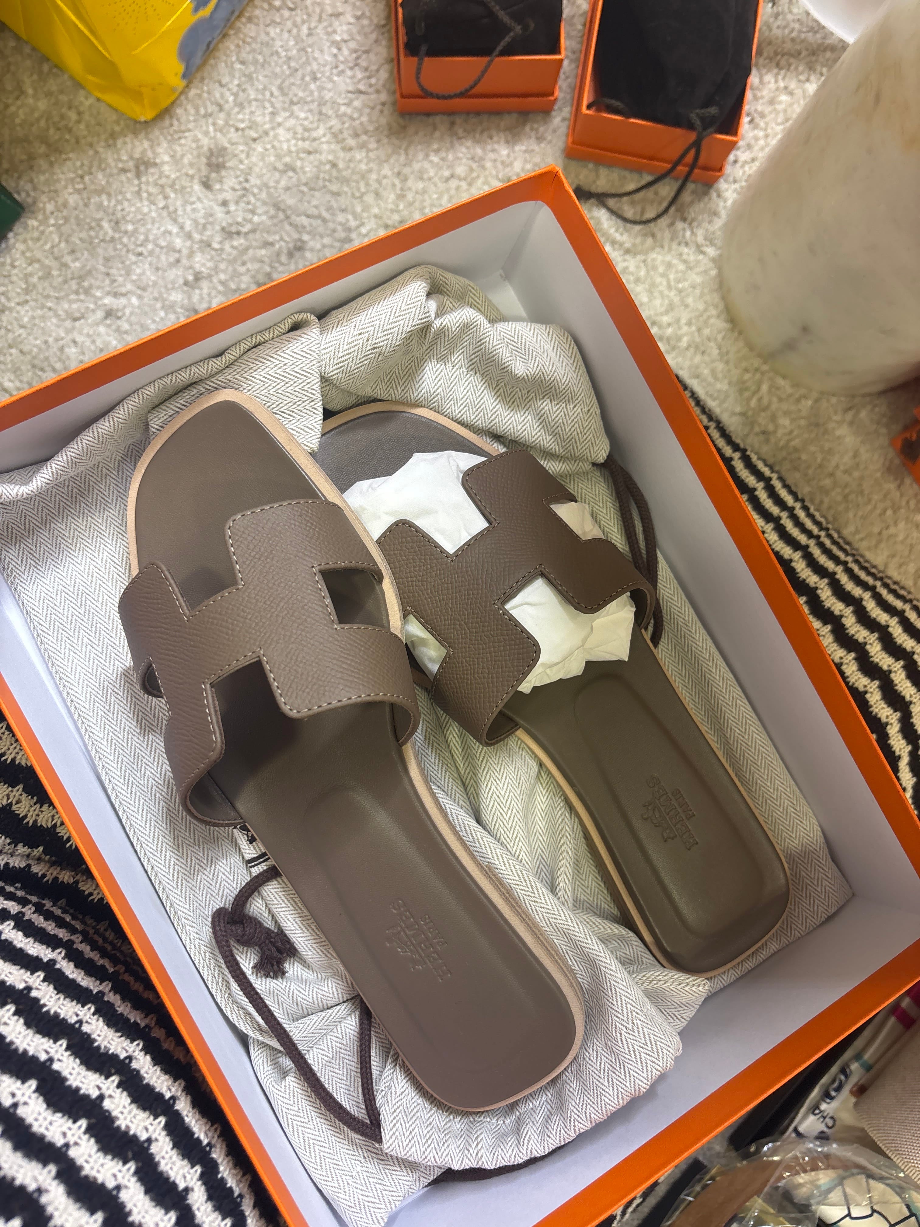Luxury Promise Hermes Orans Etoupe 37.5 ALC3971