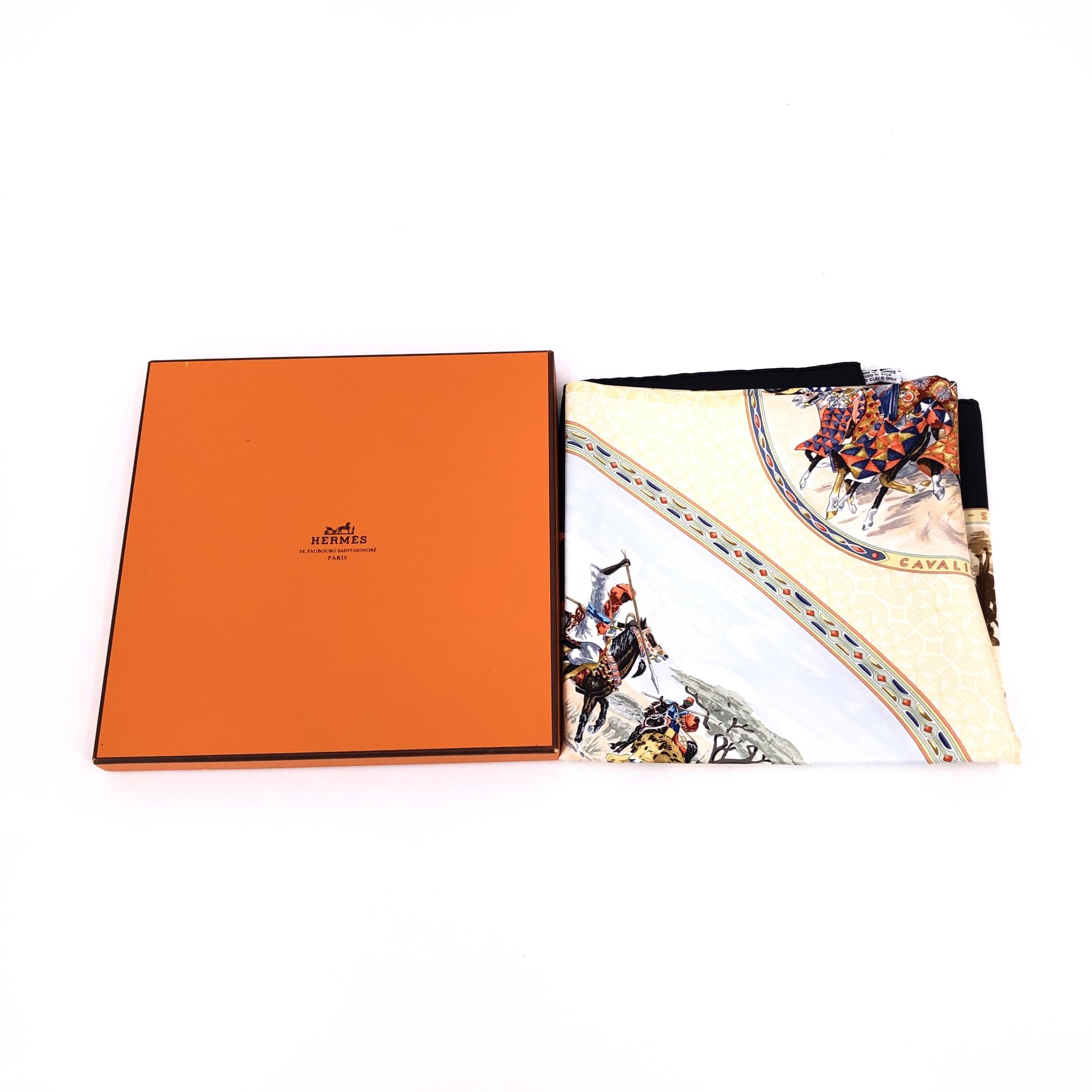 Luxury Promise Hermès Silk Scarf With Equestrian Theme C288507