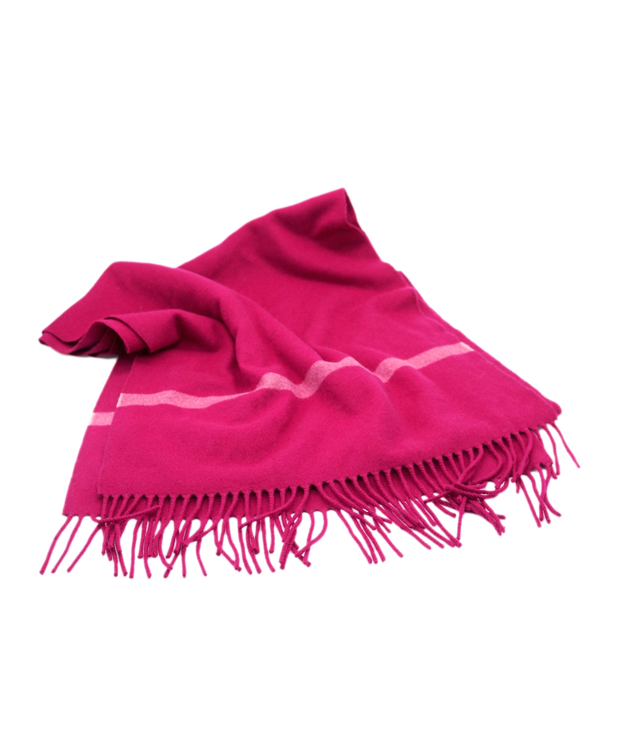 Luxury Promise Loro Piana Pink Cashmere Fringe Scarf AGC2216