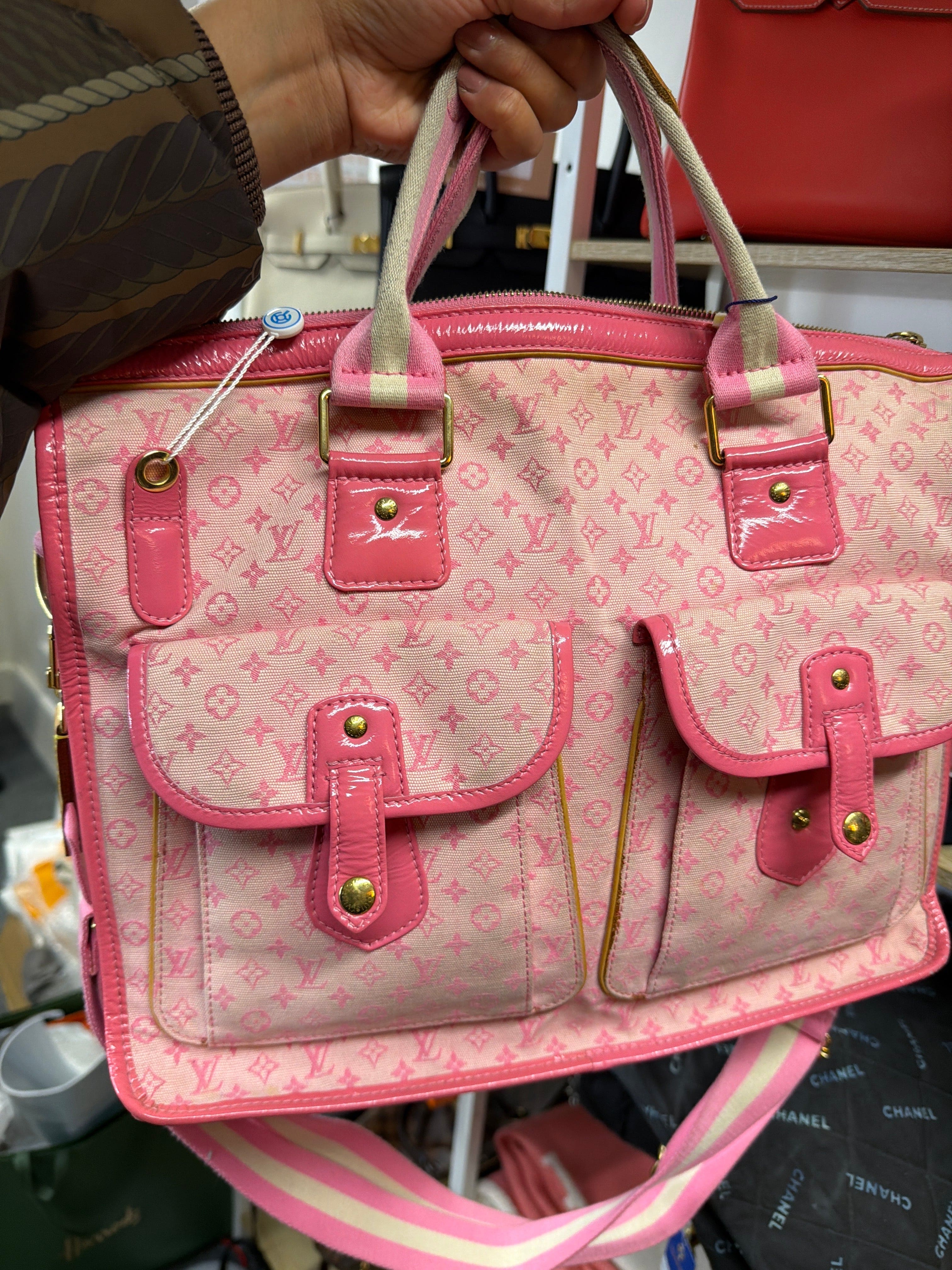 LUXURY PROMISE LV pink denim bag AKC0655
